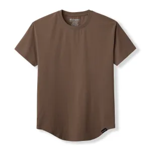 021 ESSENTIAL DROP-CUT T-SHIRT - ASH