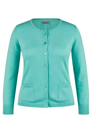 111522 - Button-Up Cardigan - Green - Rabe