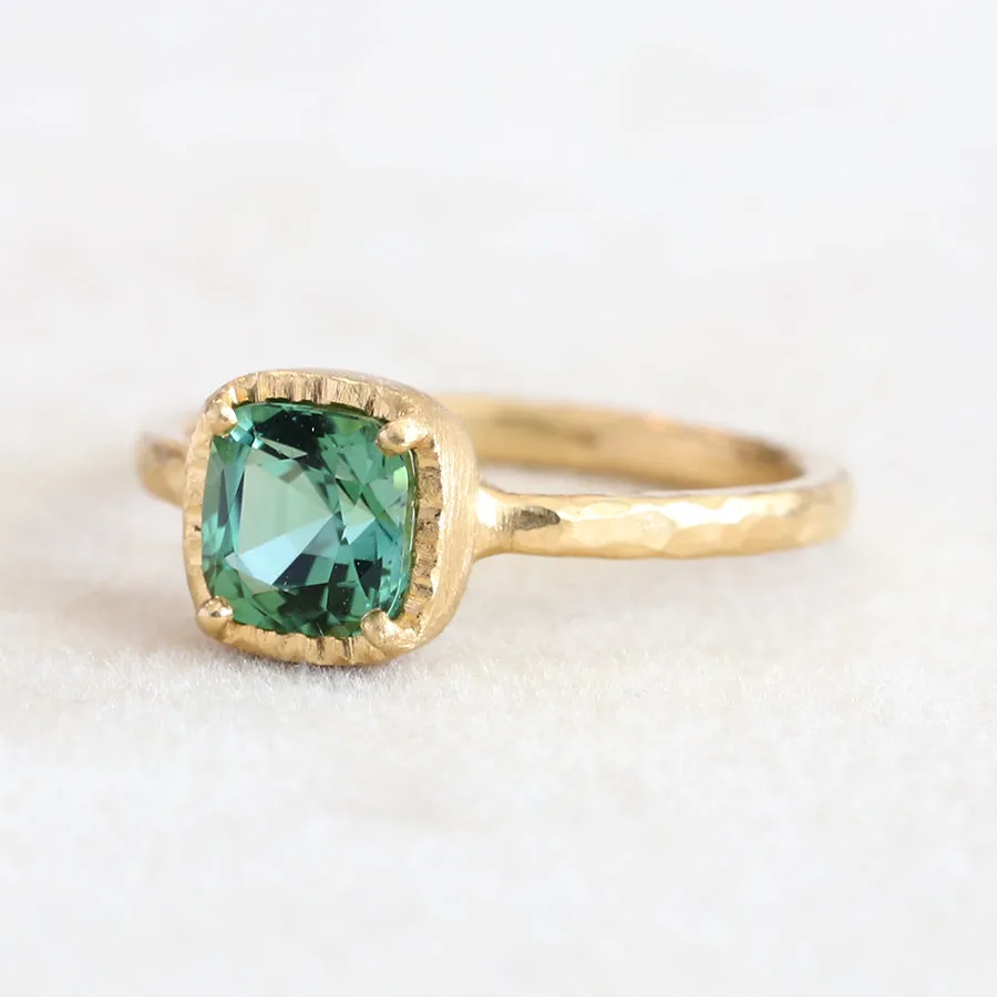1.23ct Mint Tourmaline ring