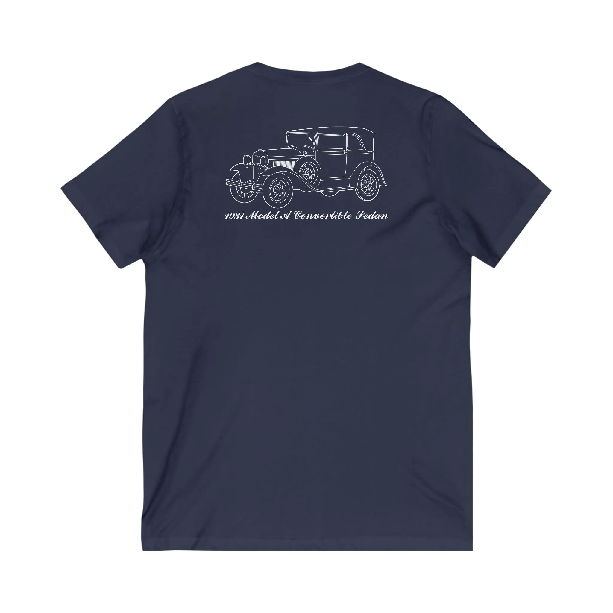 1931 Convertible Sedan Women's V-Neck Shirt