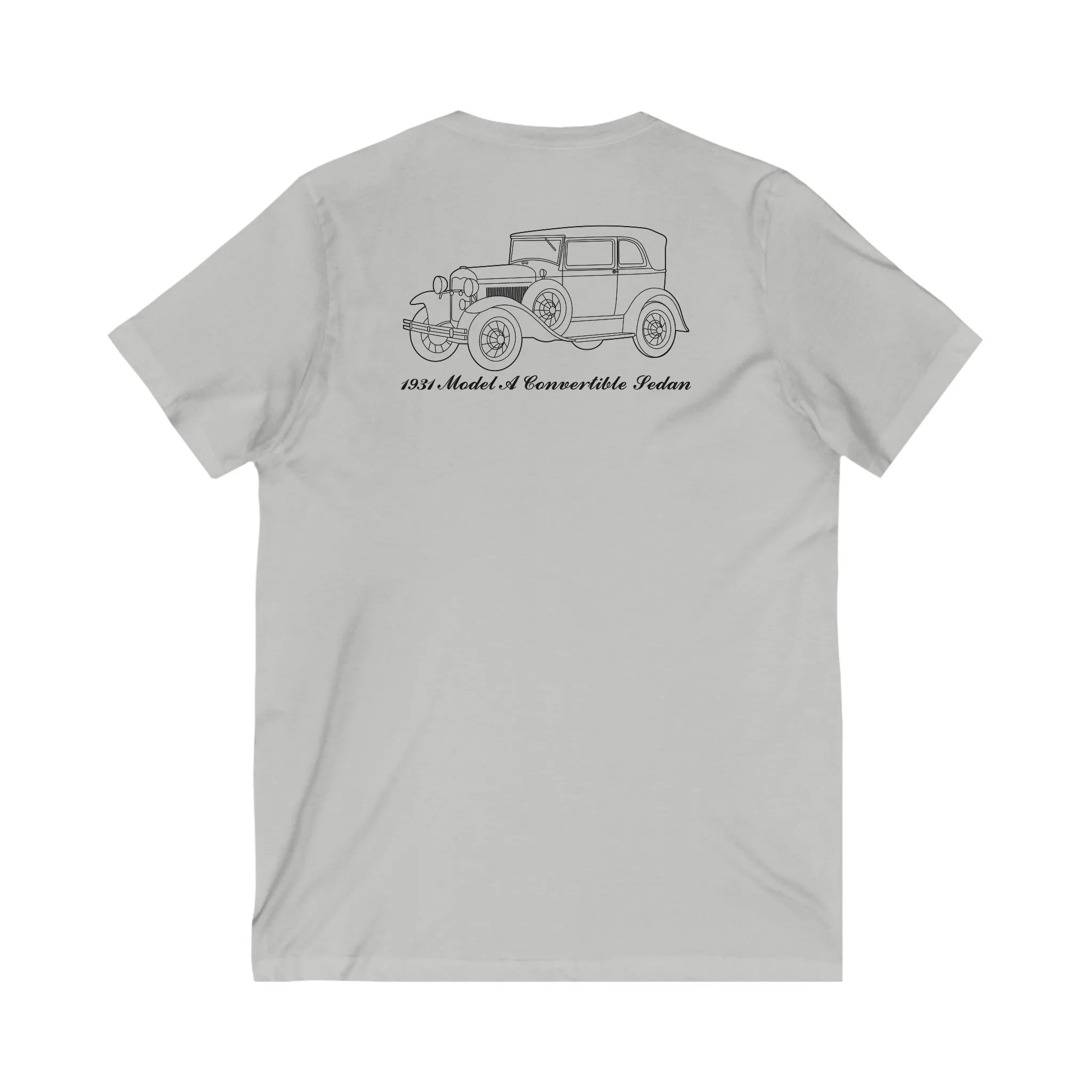 1931 Convertible Sedan Women's V-Neck Shirt