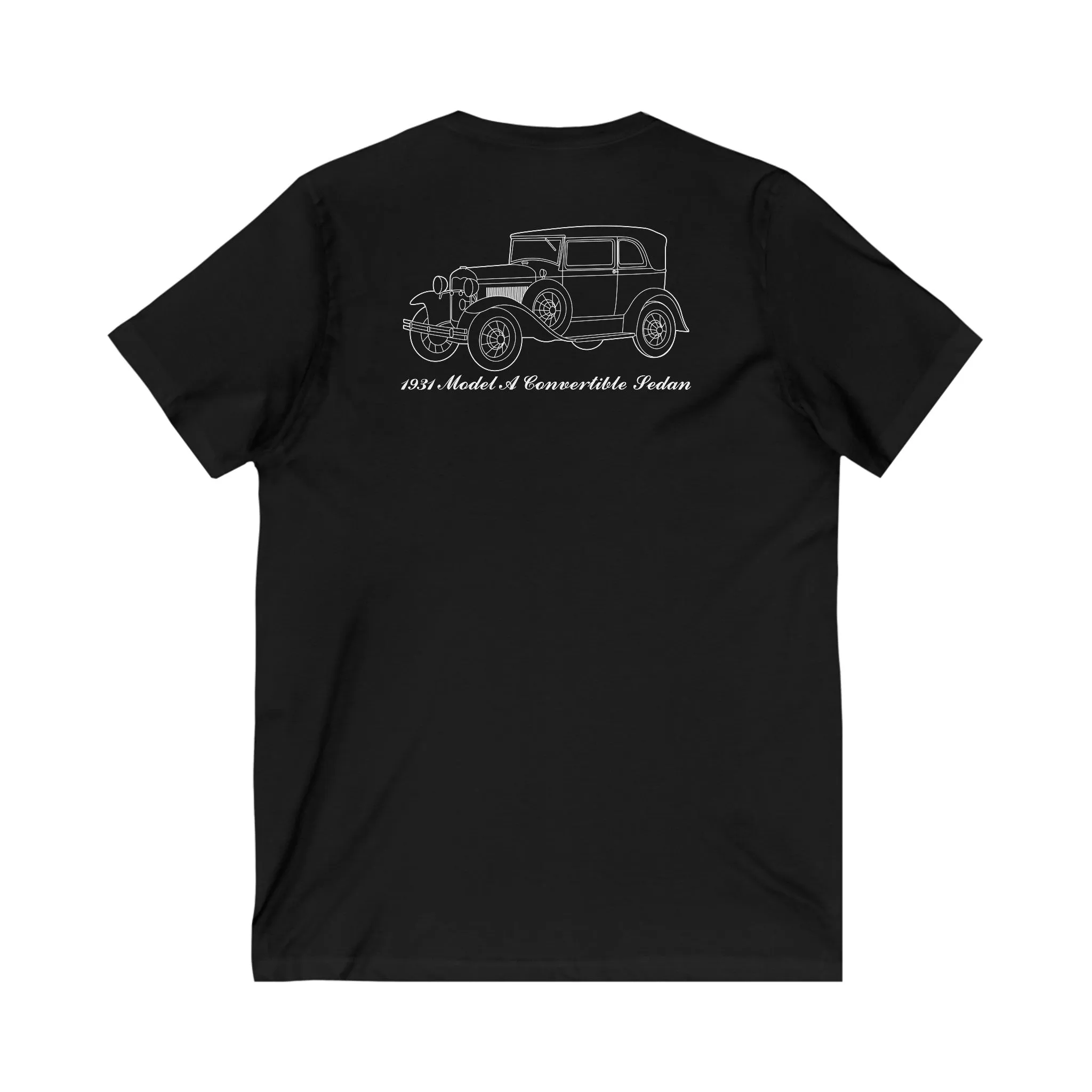1931 Convertible Sedan Women's V-Neck Shirt