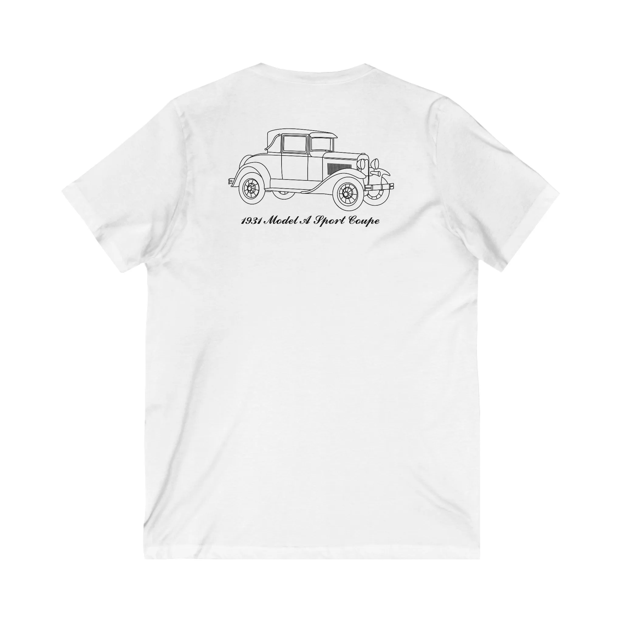 1931 Sport Coupe Women's V-Neck Shirt