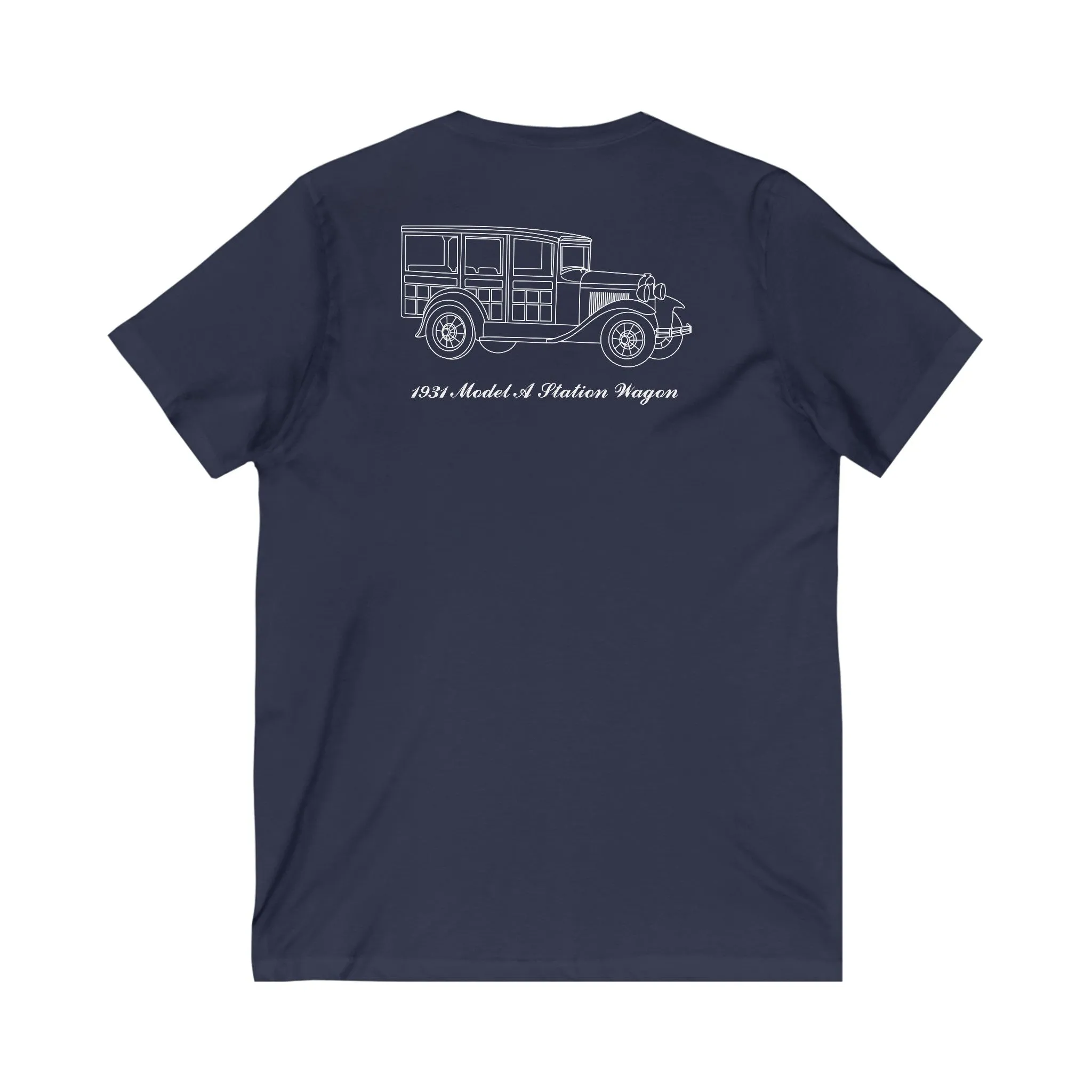 1931 Station Wagon Women's V-Neck Shirt
