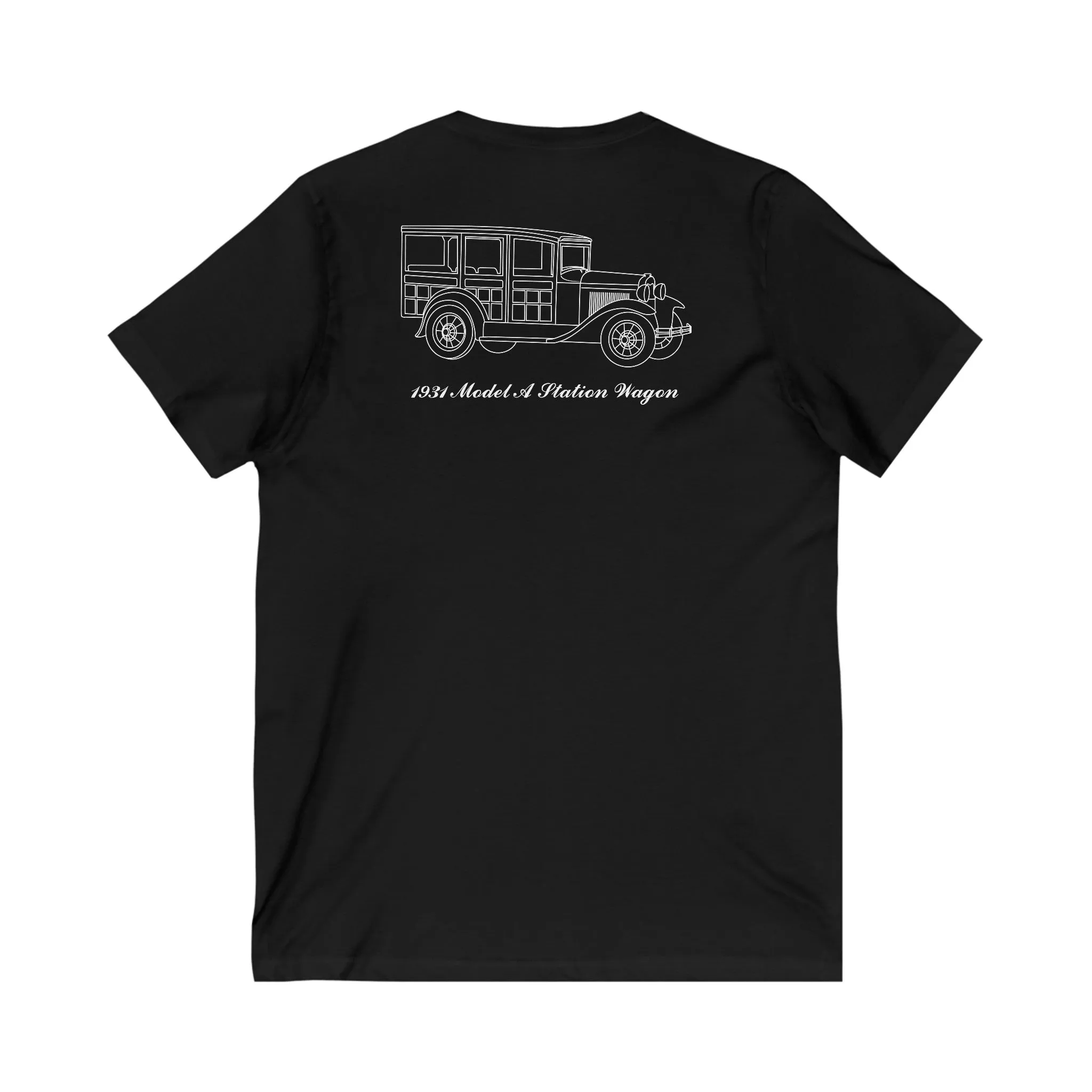1931 Station Wagon Women's V-Neck Shirt