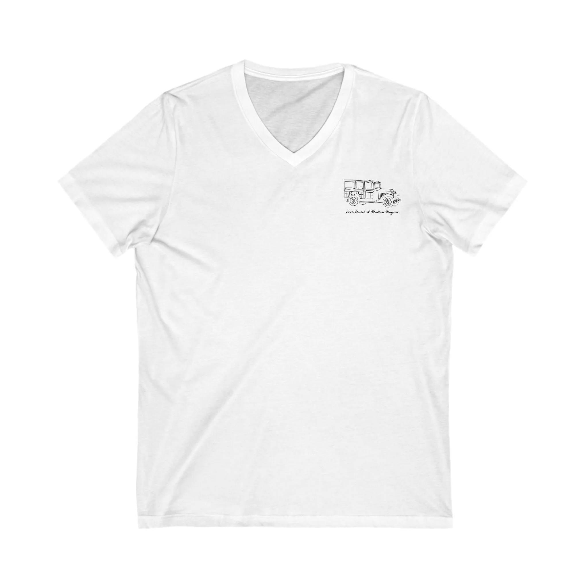 1931 Station Wagon Women's V-Neck Shirt