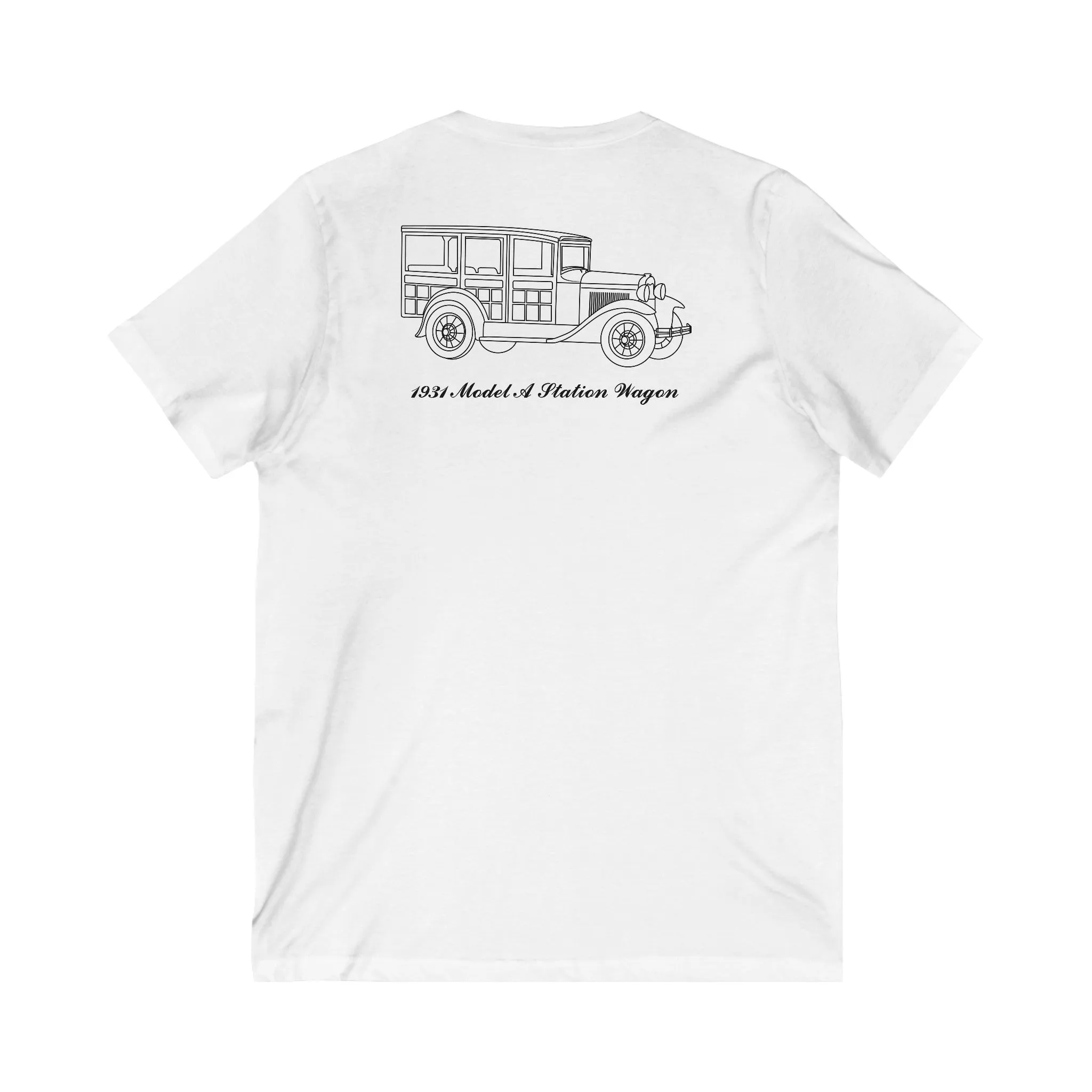 1931 Station Wagon Women's V-Neck Shirt