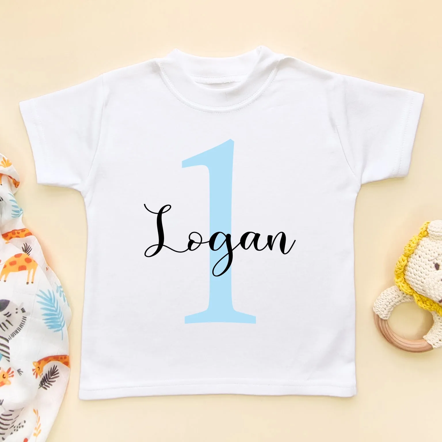 1st Birthday Boy Personalised Toddler & Kids T Shirt