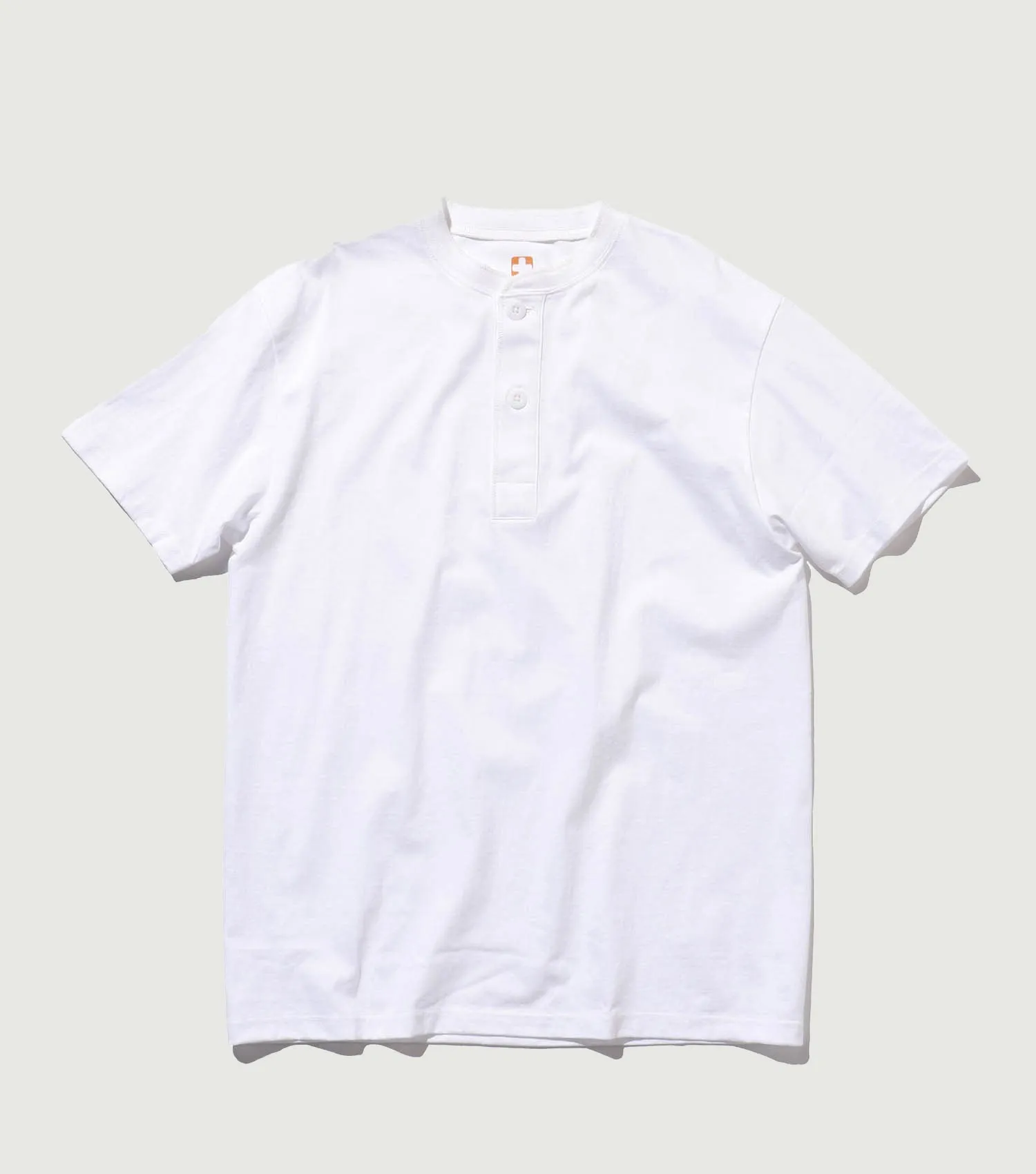 2 Pack Henley Tee White