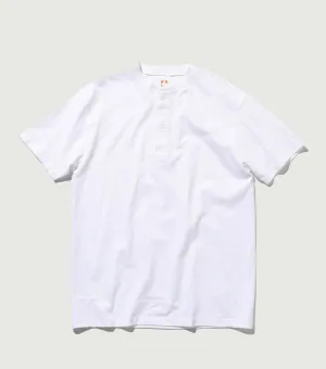 2 Pack Henley Tee White