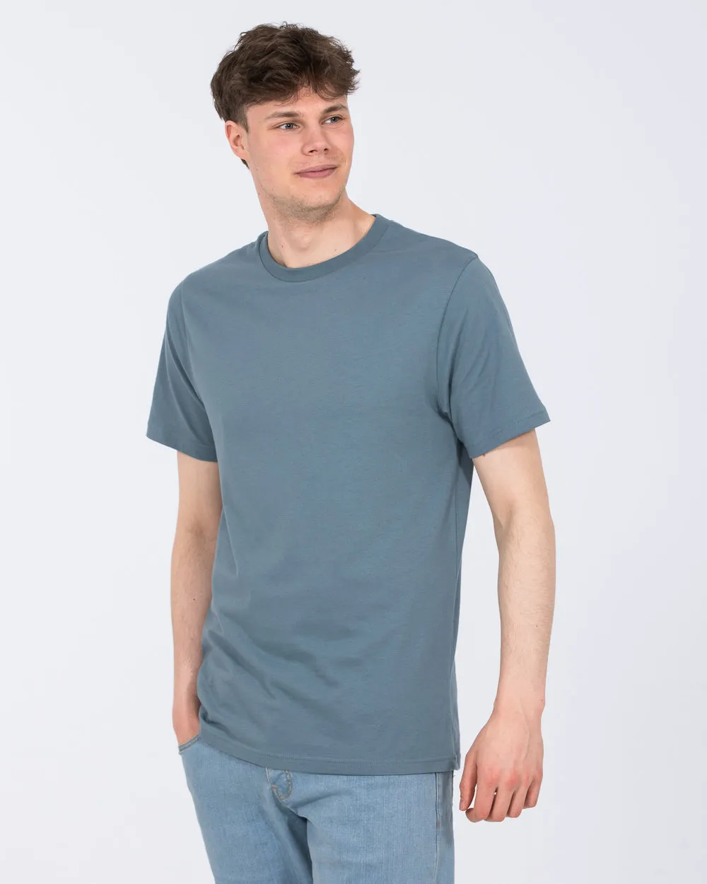 2t Lenny Tall Regular Fit T-Shirt (mid blue)