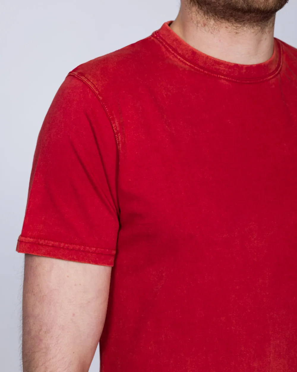 2t Tall Acid Wash T-Shirt (red)