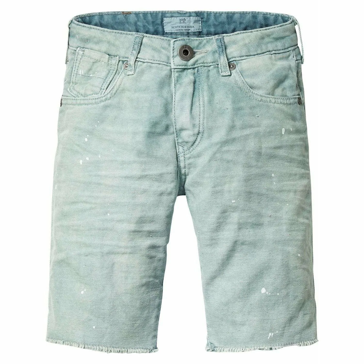 5-Pocket Shorts With Paint Spots