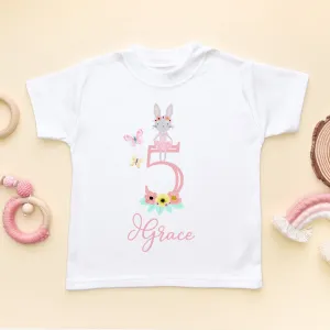 5th Birthday Girl Personalised T Shirt