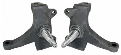 63-70 CHEVY C10 FULL DISC BRAKE KIT & RIDETECH SPINDLES,13" DRILLED,BLACK CALIP.