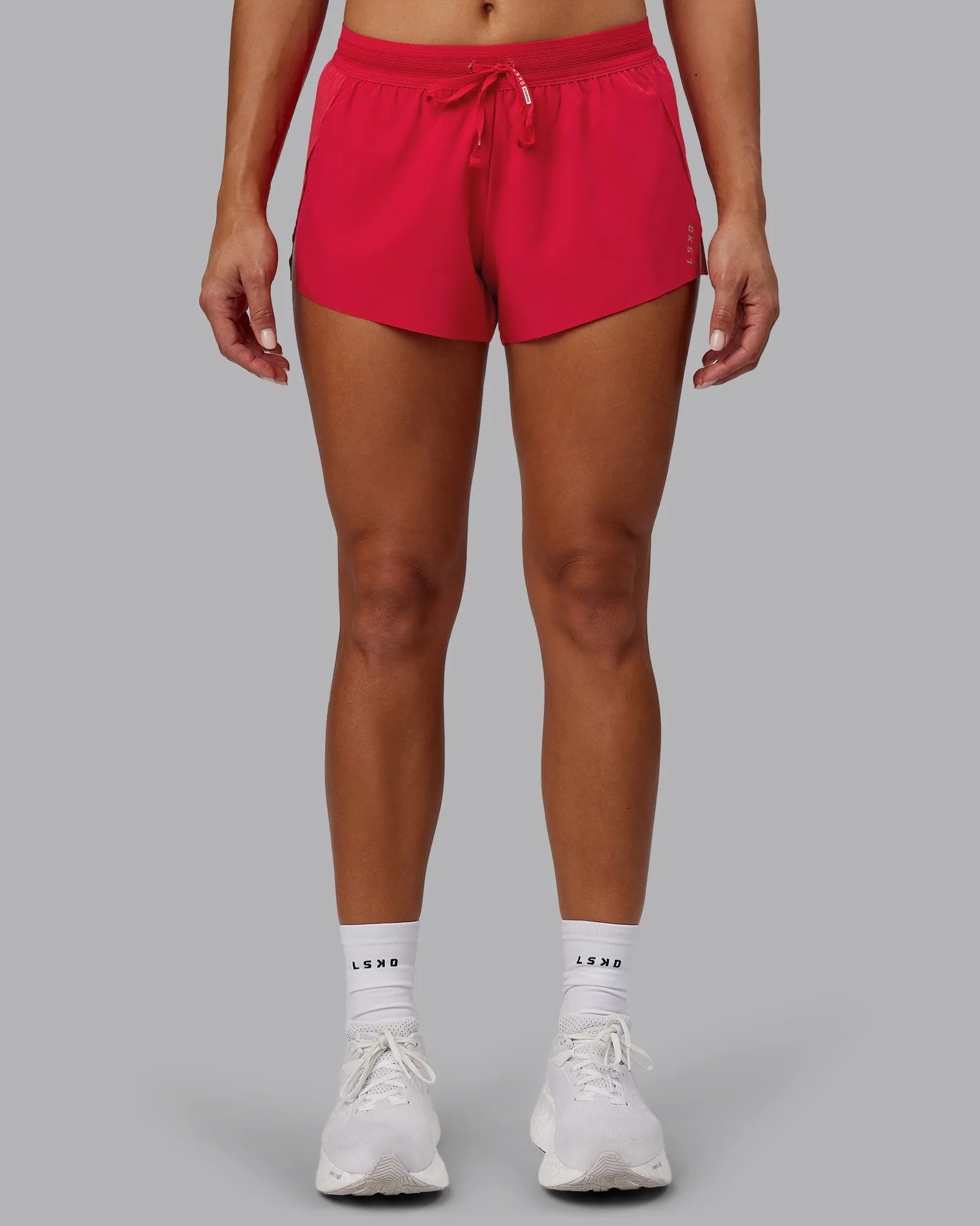Accelerate Run Short 3" - Scarlet