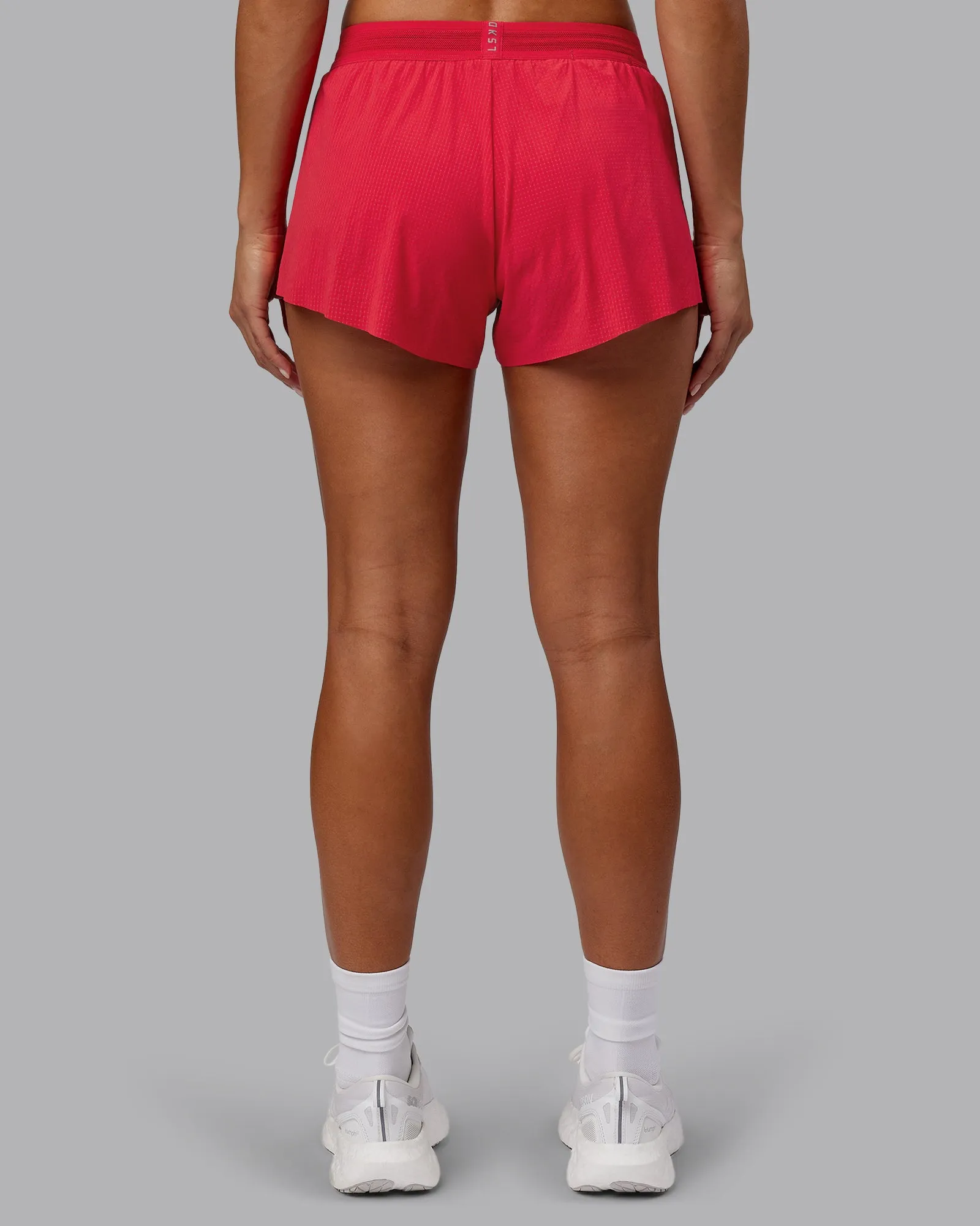 Accelerate Run Short 3" - Scarlet