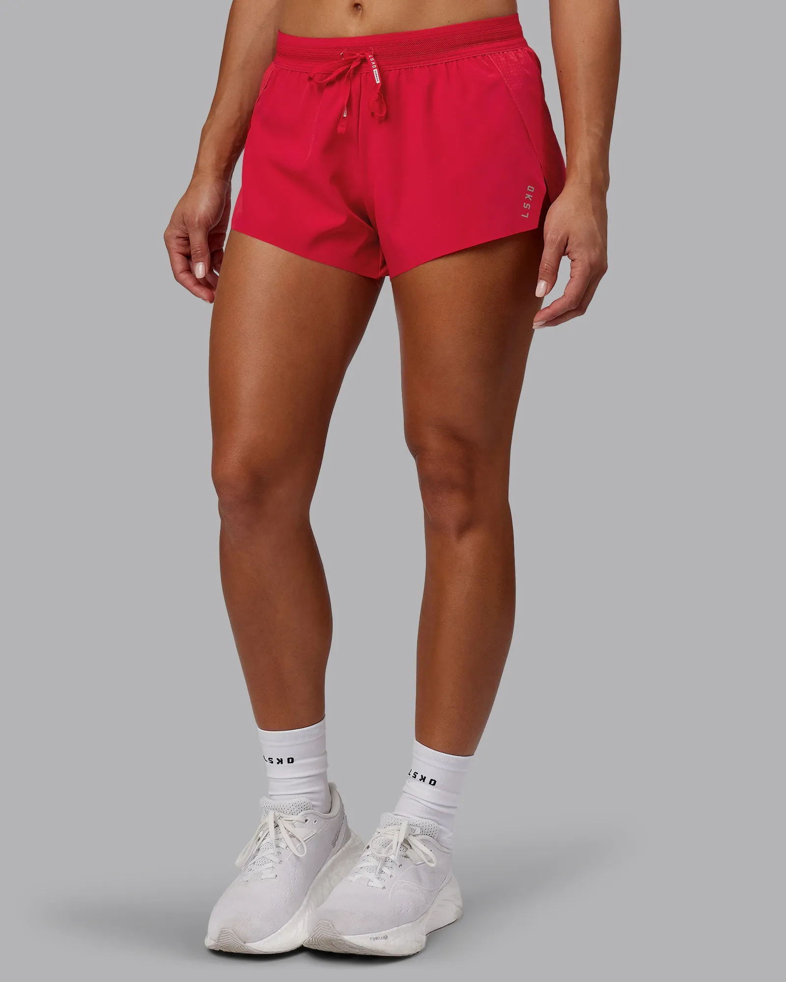 Accelerate Run Short 3" - Scarlet
