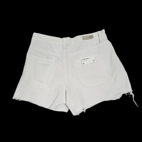 Ag Jeans Alexxis Short, Women's,White, 29 NWT