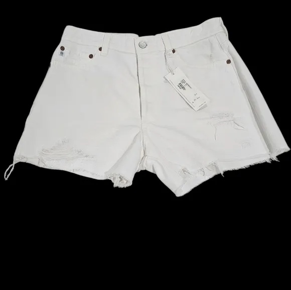 Ag Jeans Alexxis Short, Women's,White, 29 NWT