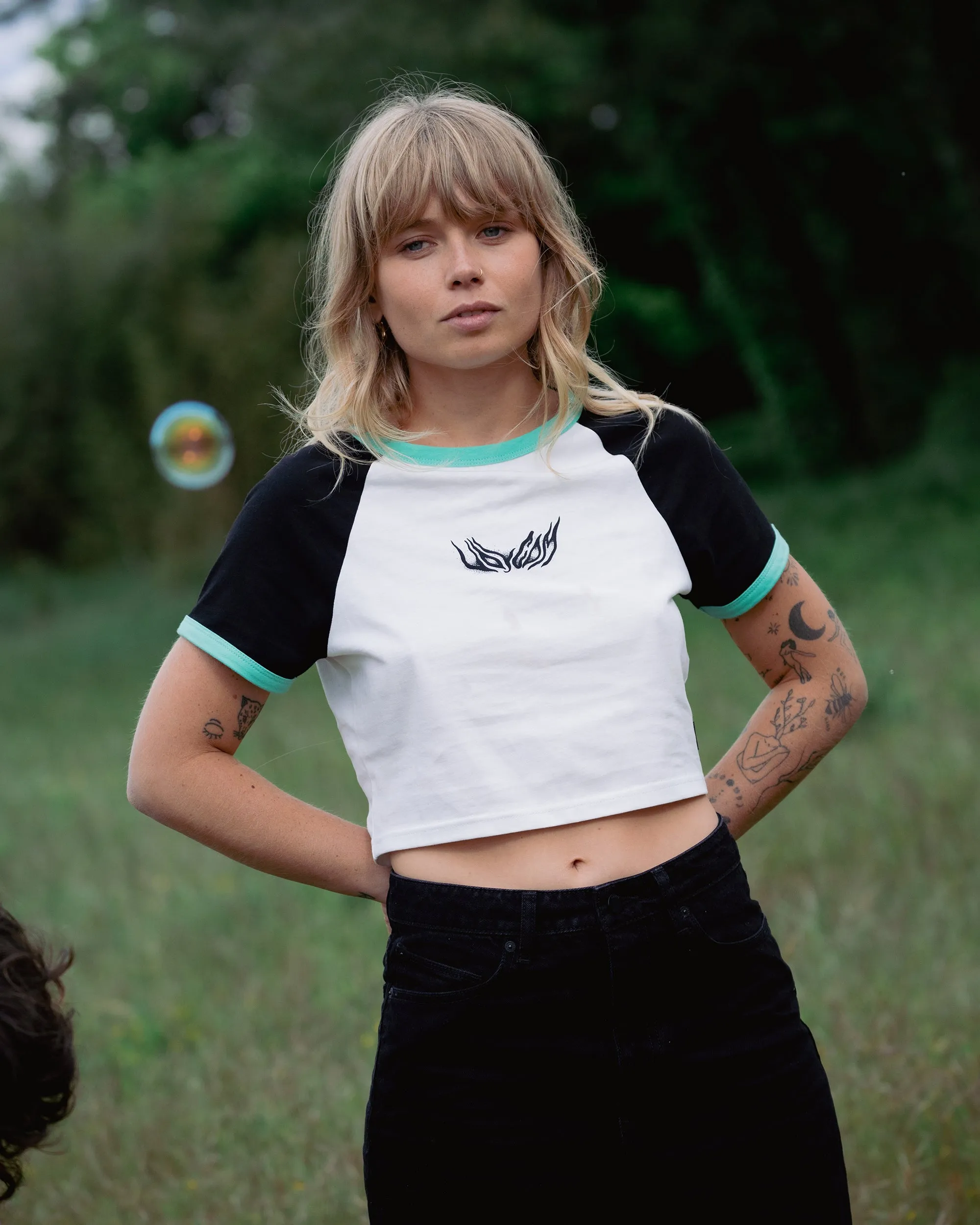 Alix 2 T-shirt - BLACK WHITE