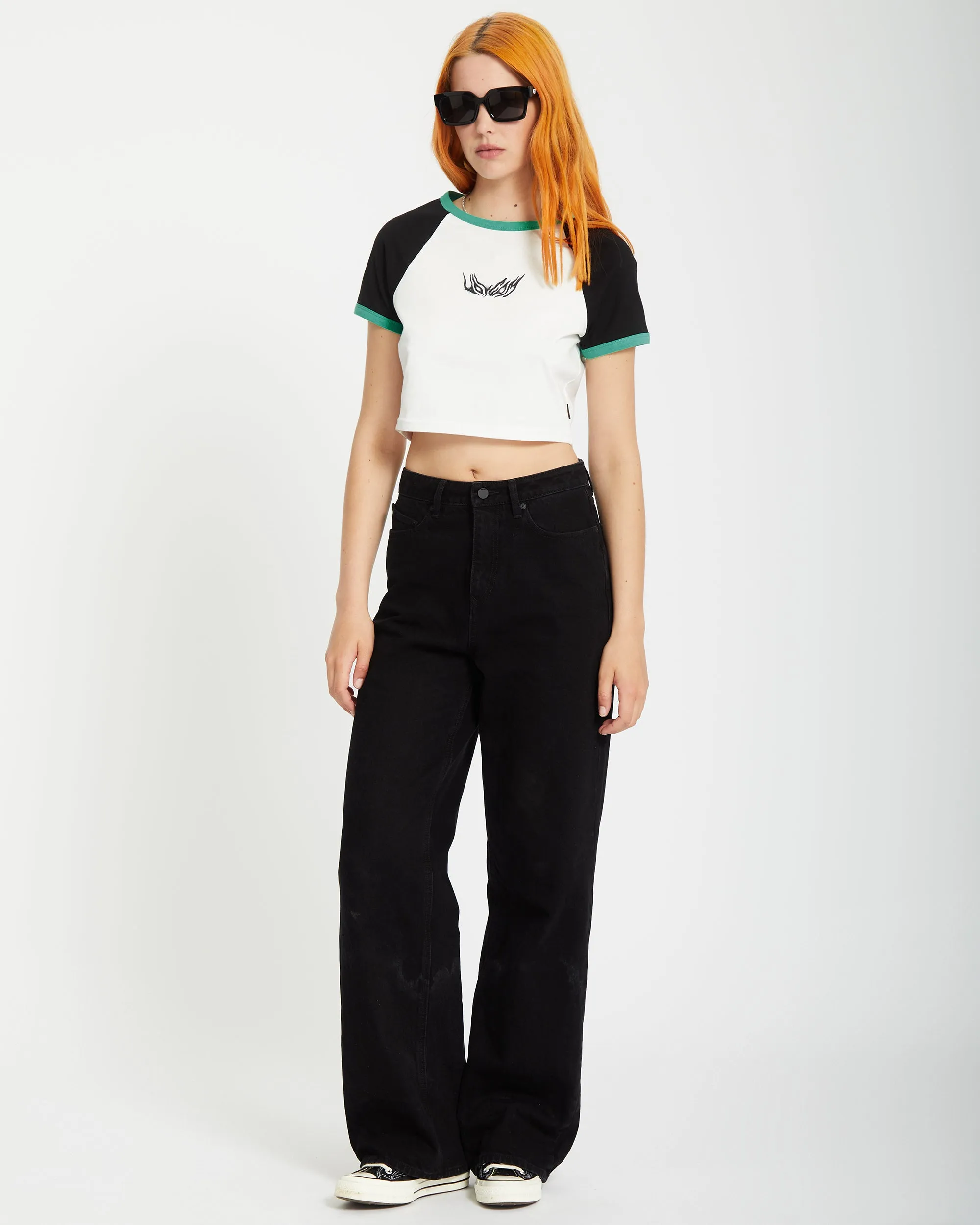 Alix 2 T-shirt - BLACK WHITE