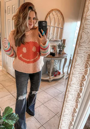 All About It Smiley Sweater