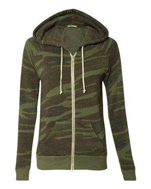 Alternative Women's Full-Zip Hoodie Sweatshirt - 9573