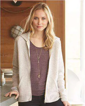 Alternative Women's Full-Zip Hoodie Sweatshirt - 9573
