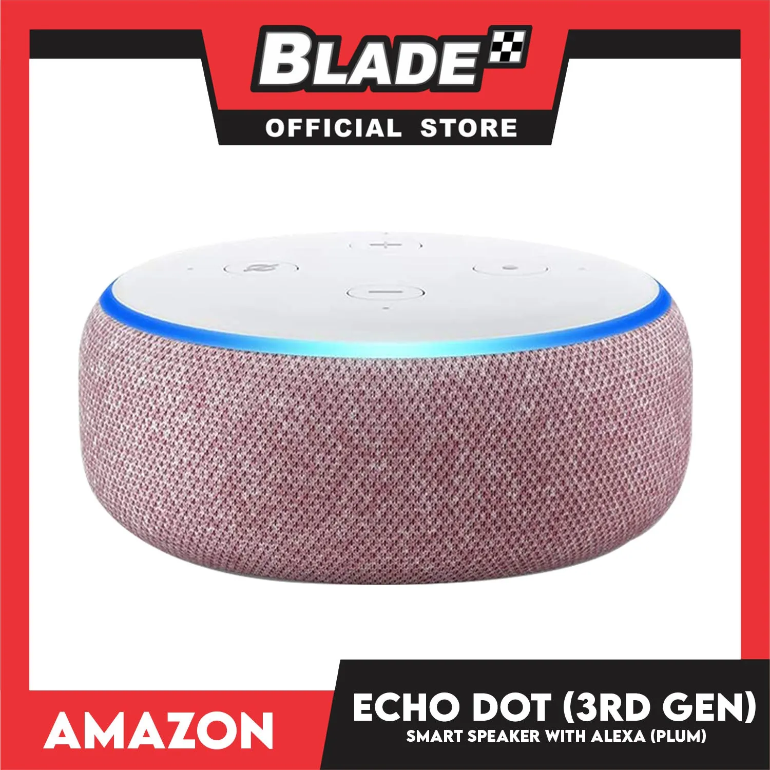 Amazon Echo Dot Smart Speaker with Alexa (3rd Generation) Plum