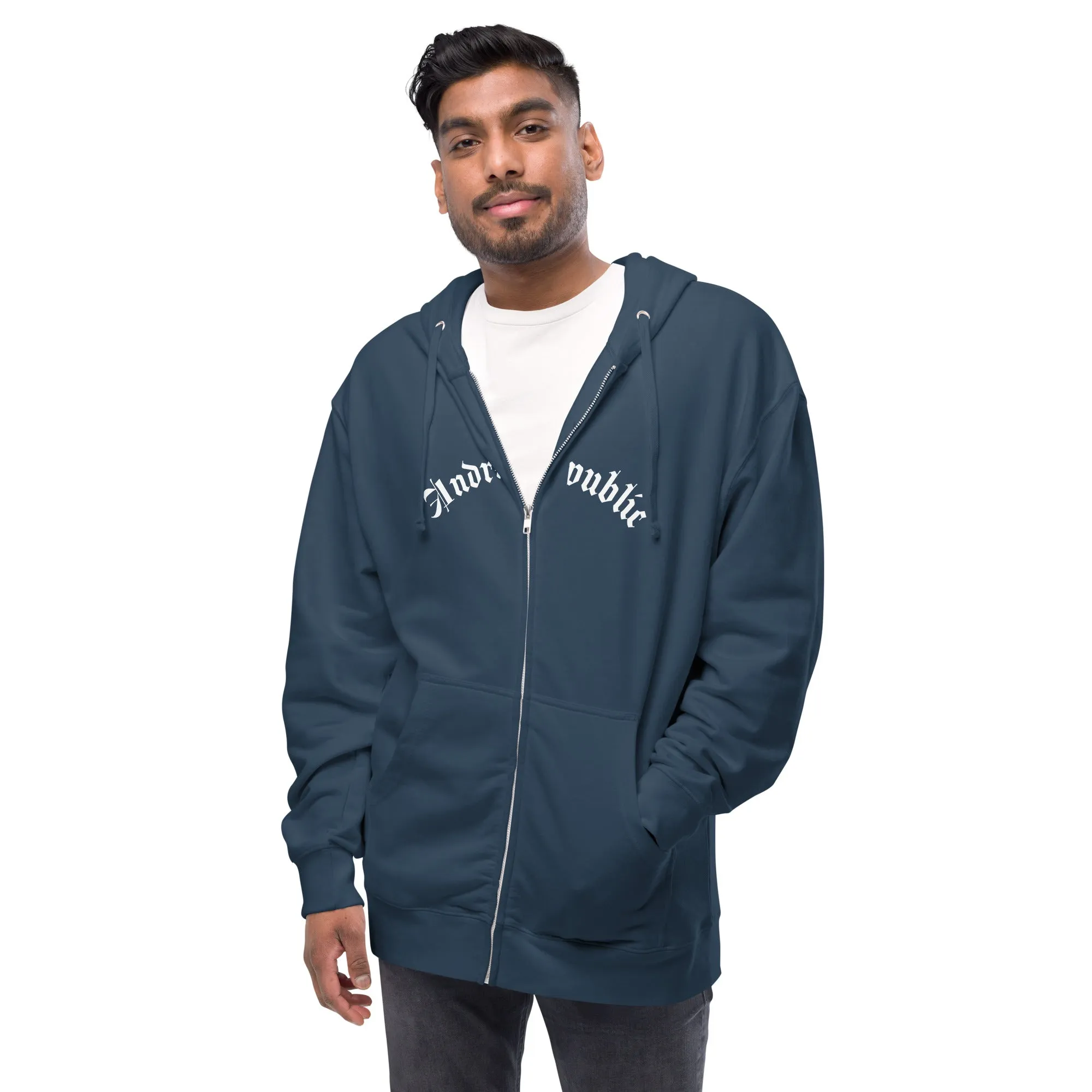 Andre Republic Unisex zip up hoodie