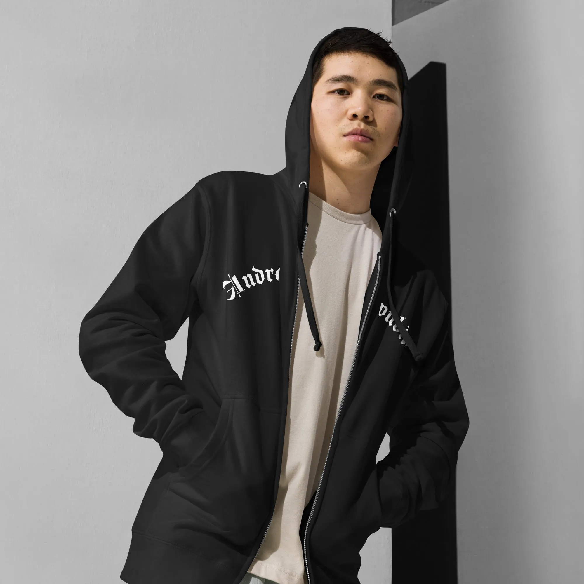 Andre Republic Unisex zip up hoodie