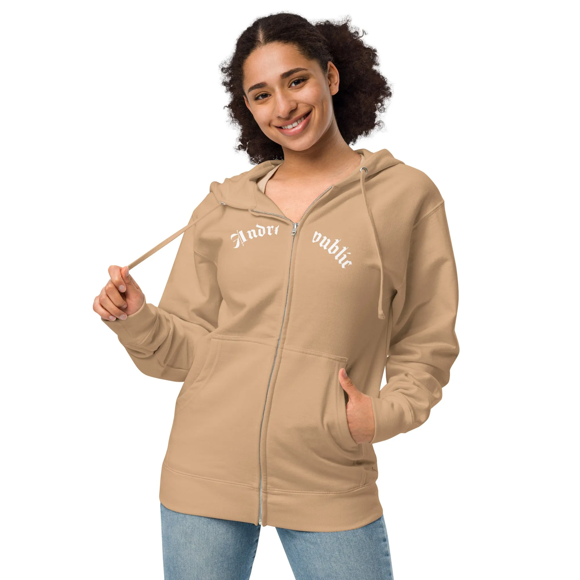 Andre Republic Unisex zip up hoodie