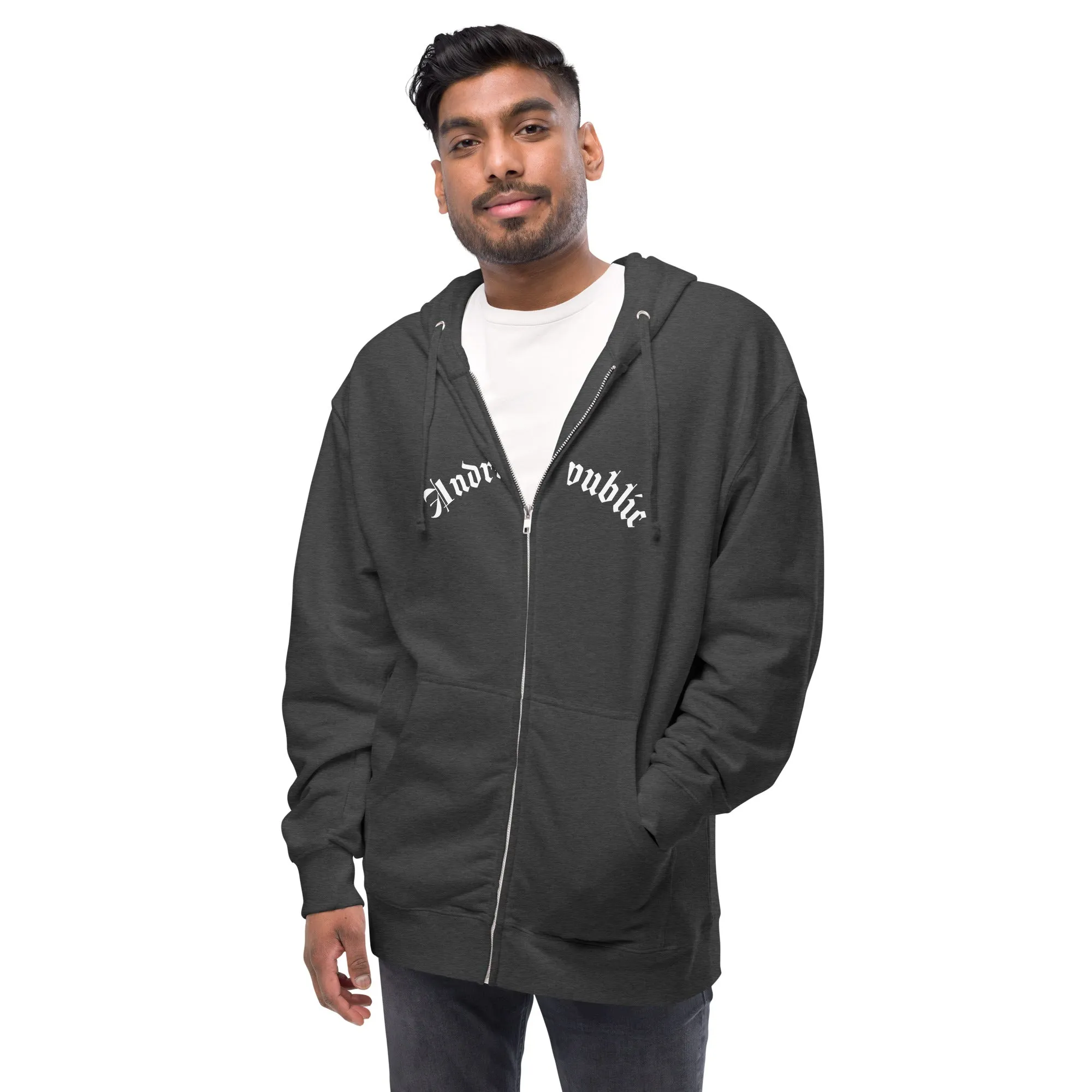 Andre Republic Unisex zip up hoodie