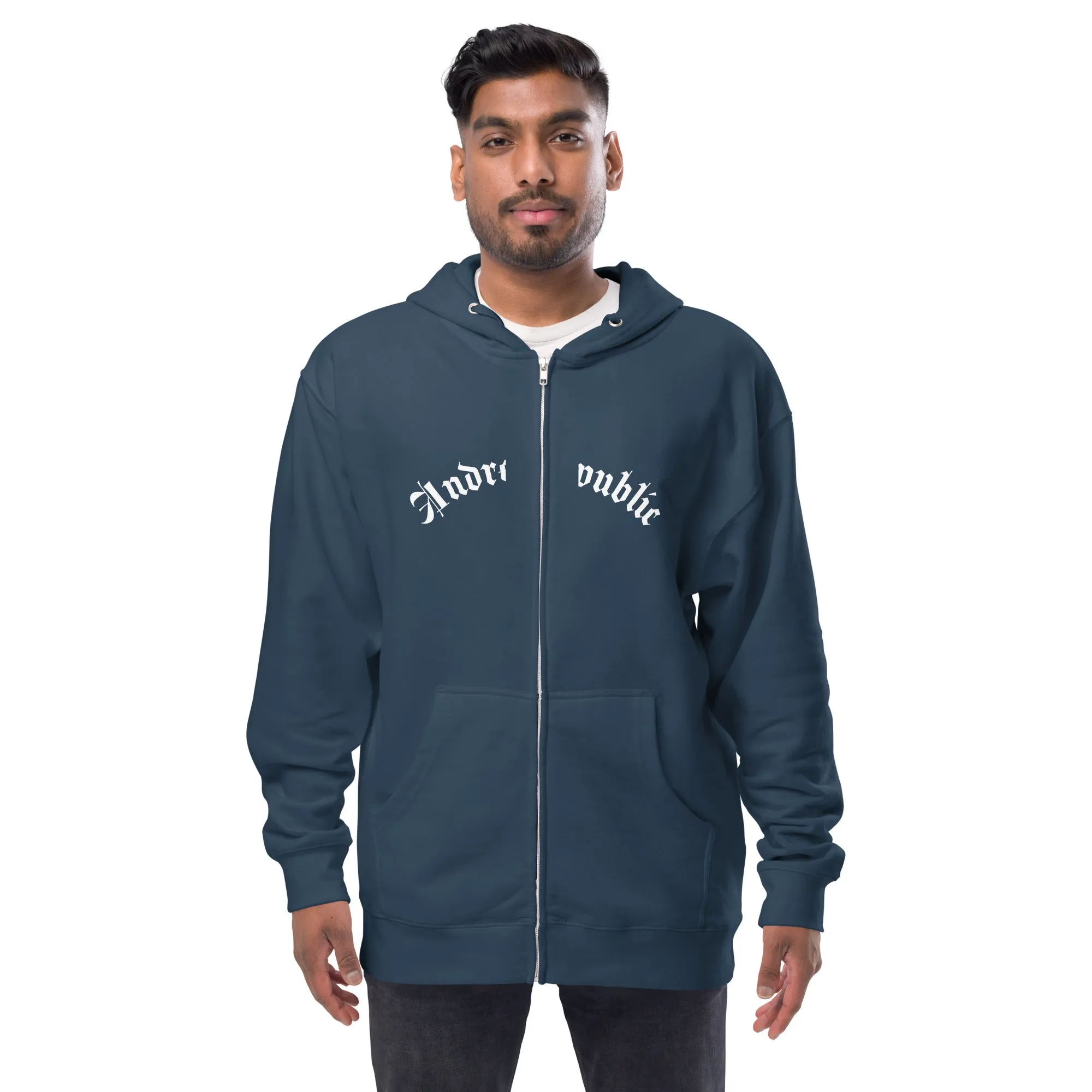 Andre Republic Unisex zip up hoodie