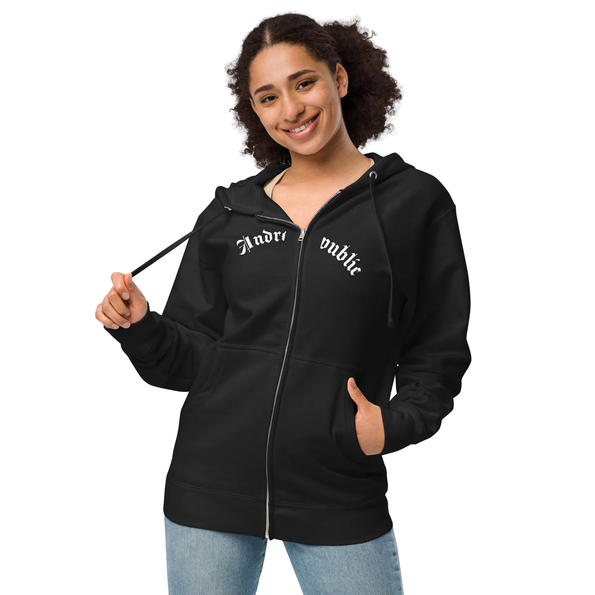Andre Republic Unisex zip up hoodie