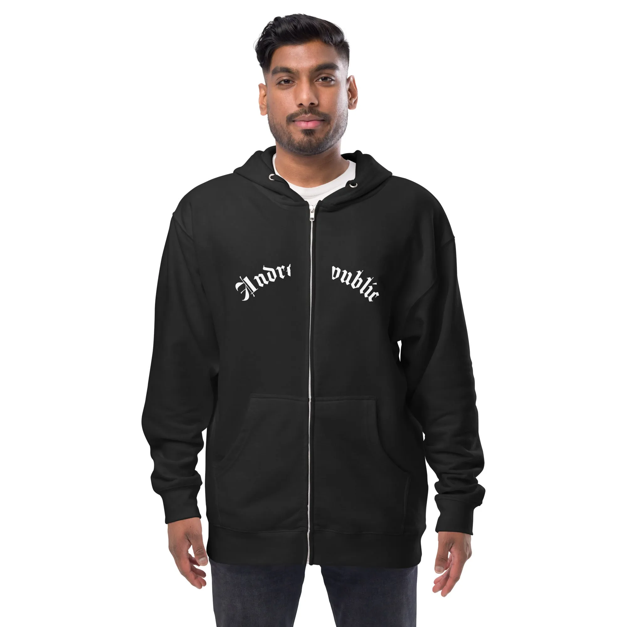 Andre Republic Unisex zip up hoodie