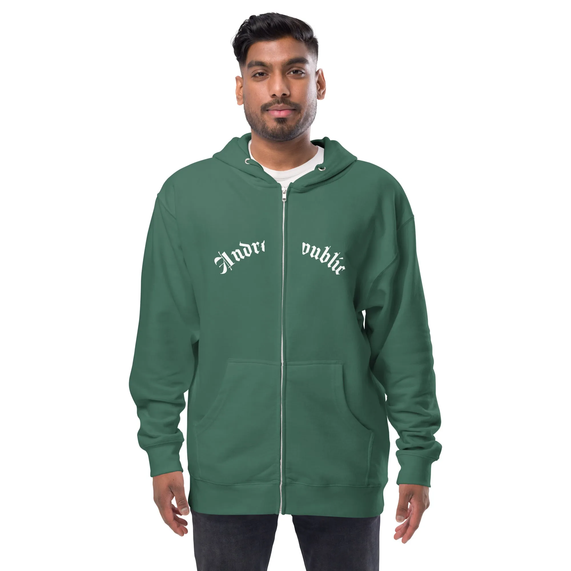 Andre Republic Unisex zip up hoodie