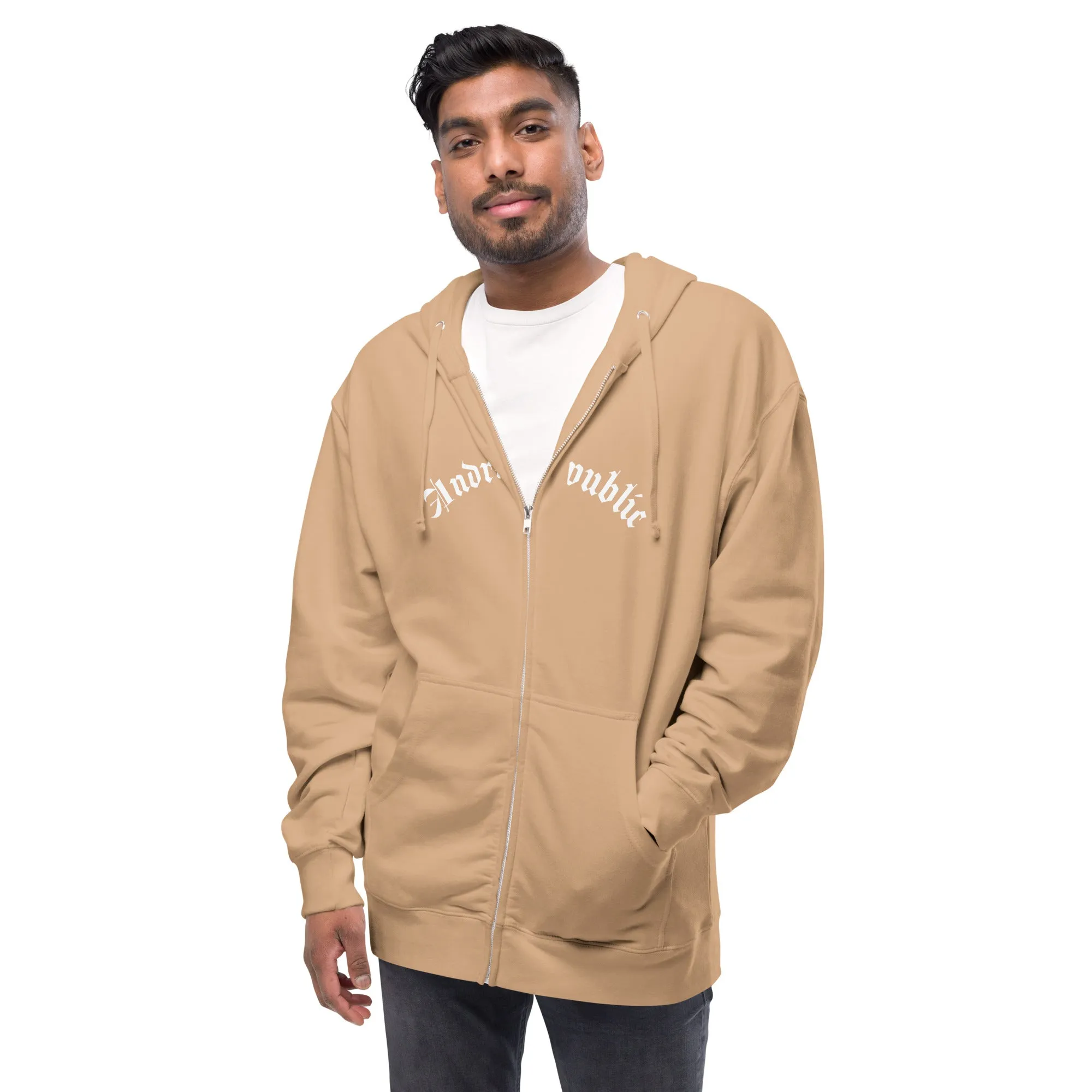 Andre Republic Unisex zip up hoodie
