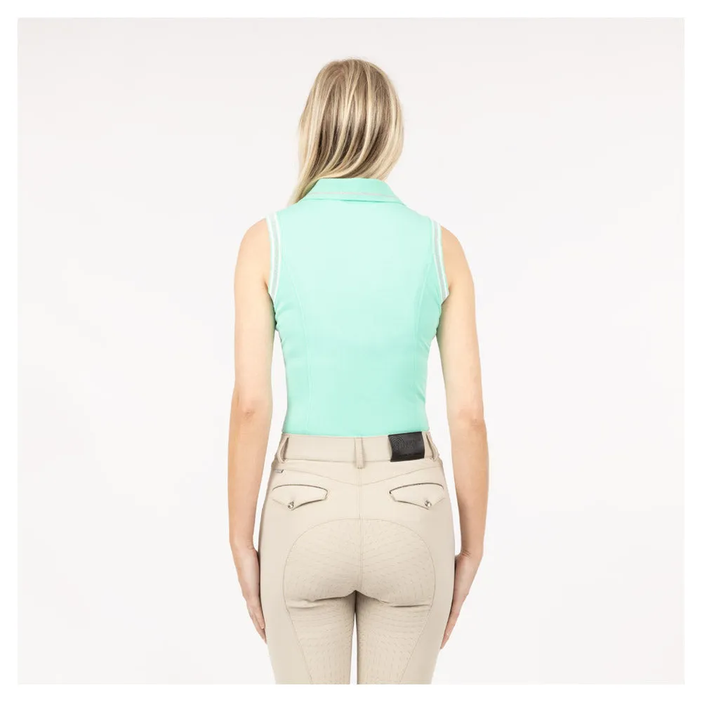 Anky Bermuda sleeveless polo top