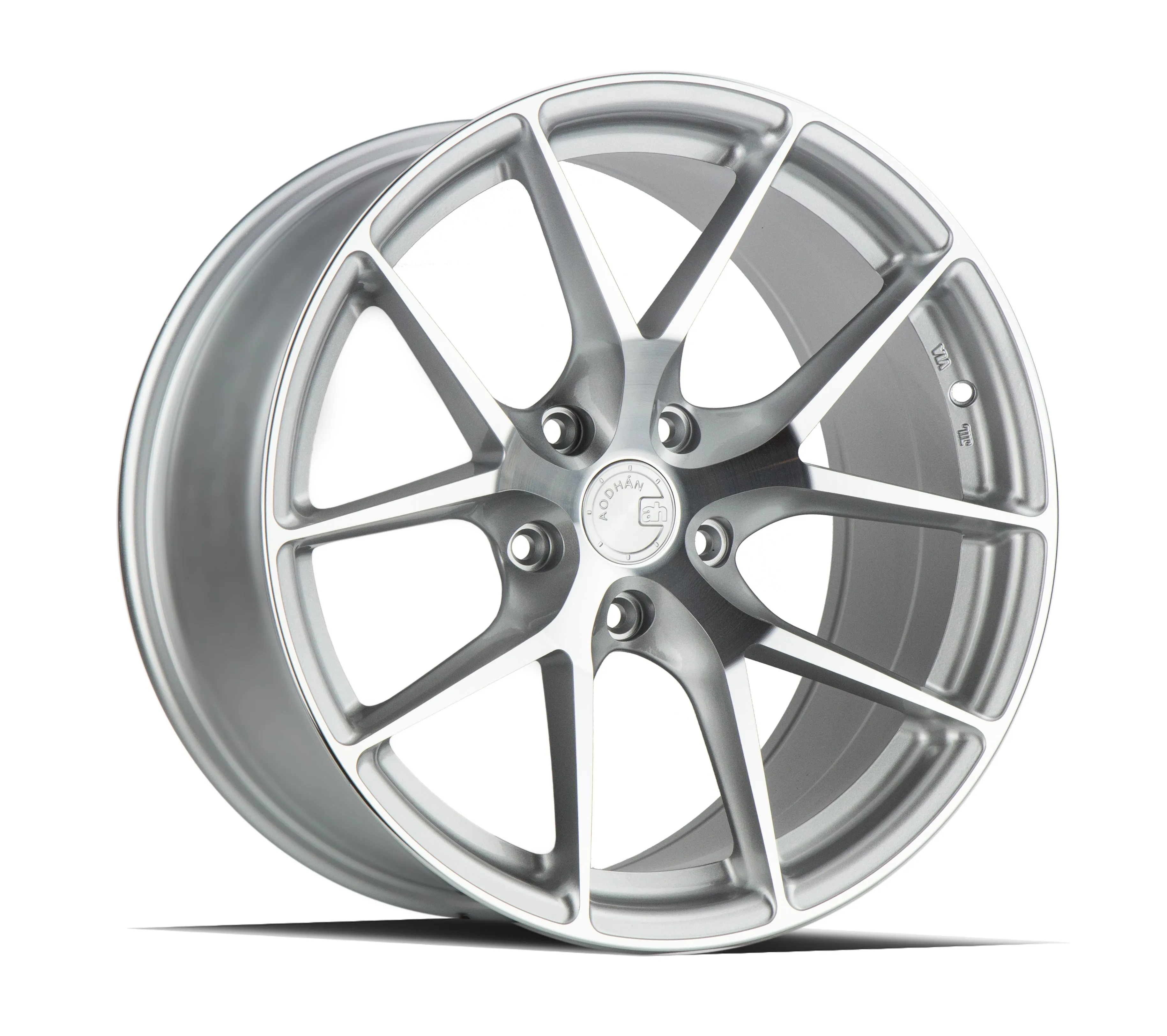 Aodhan LS007 18x9.0 5X100  30 Silver Machined Face