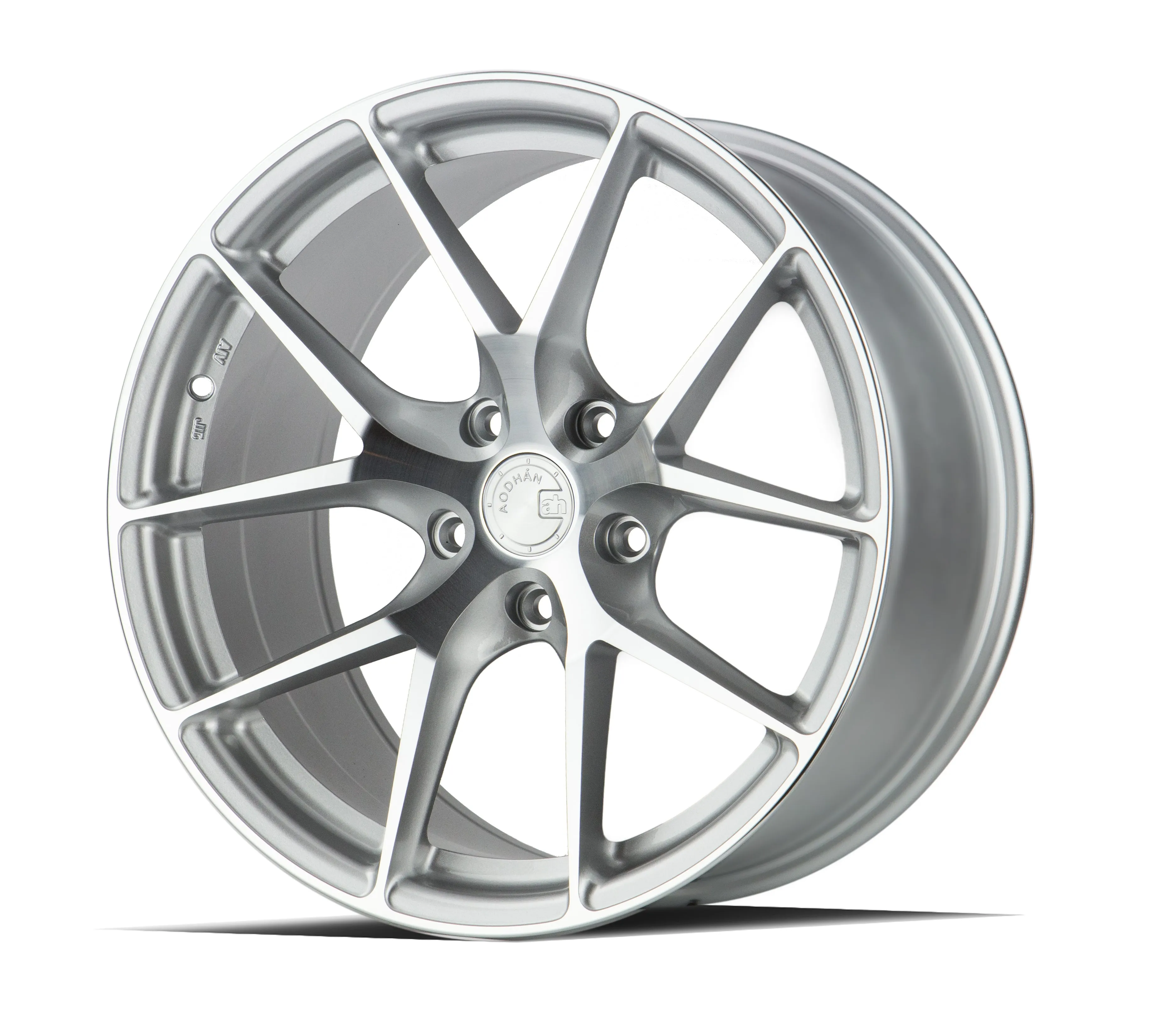 Aodhan LS007 18x9.0 5X100  30 Silver Machined Face