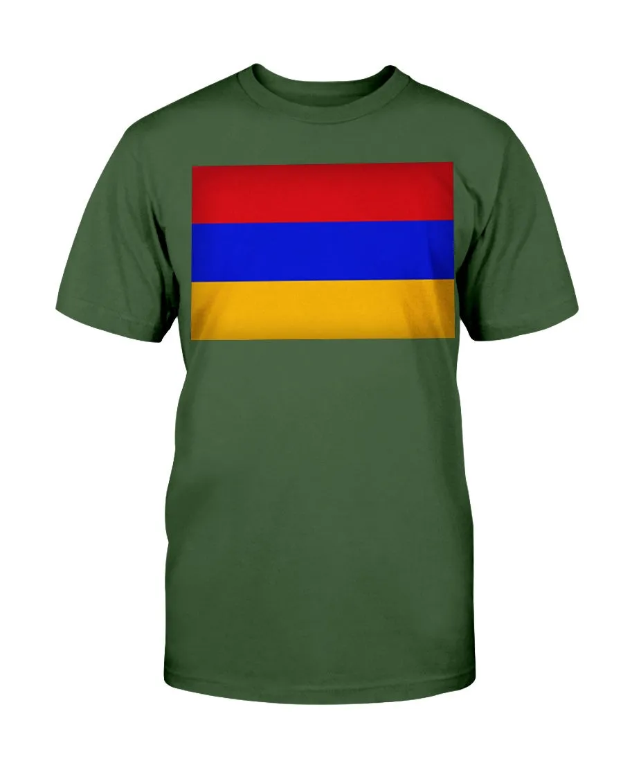 Armenian Flag Gildan Cotton T-Shirt