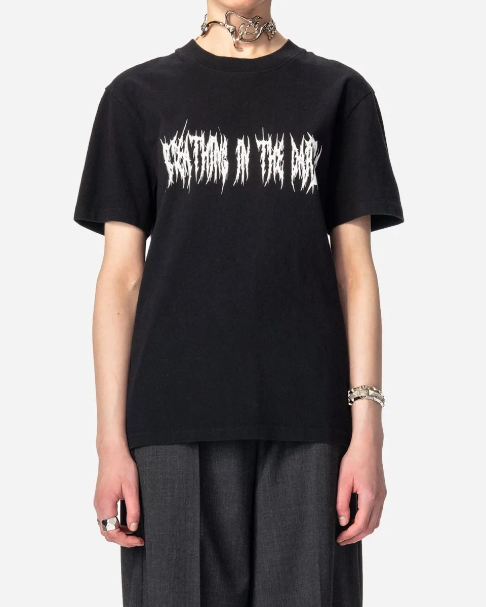 Artwork Tee Short Sleeve - Faded Black Dark Distress
