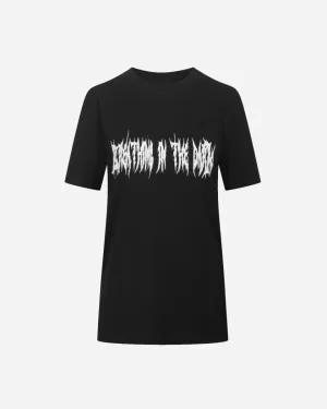 Artwork Tee Short Sleeve - Faded Black Dark Distress