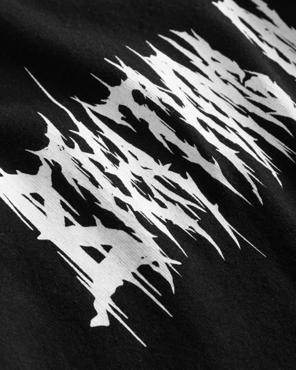 Artwork Tee Short Sleeve - Faded Black Dark Distress