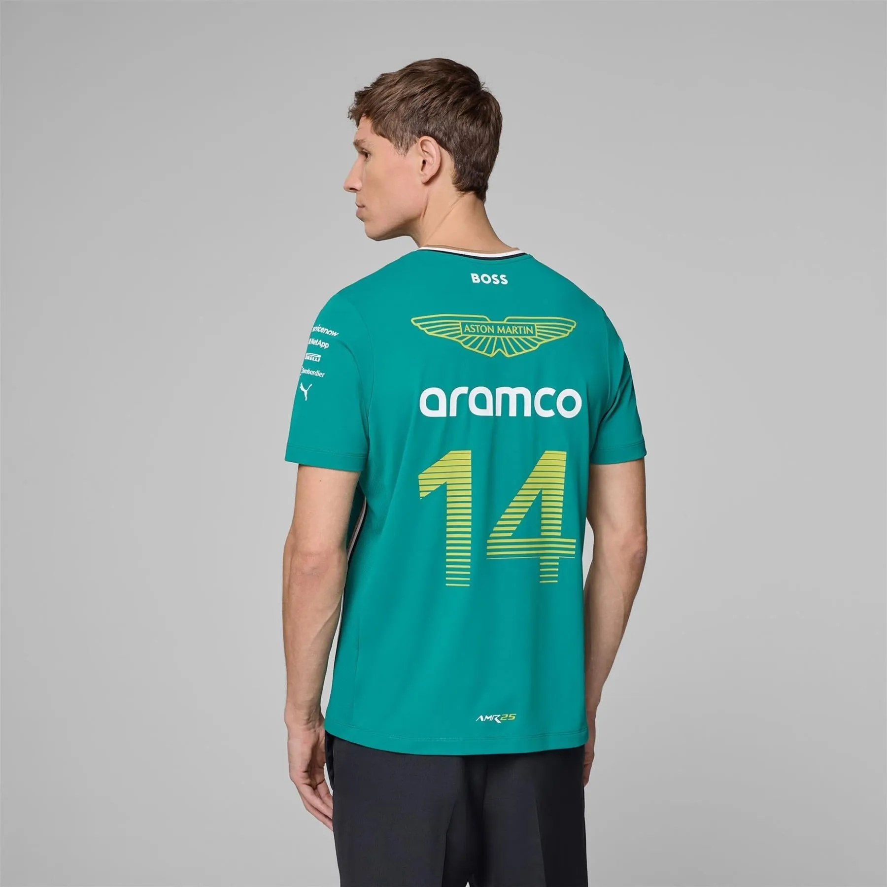 Aston Martin F1 Fernando Alonso Men's Driver T-Shirt | 2025