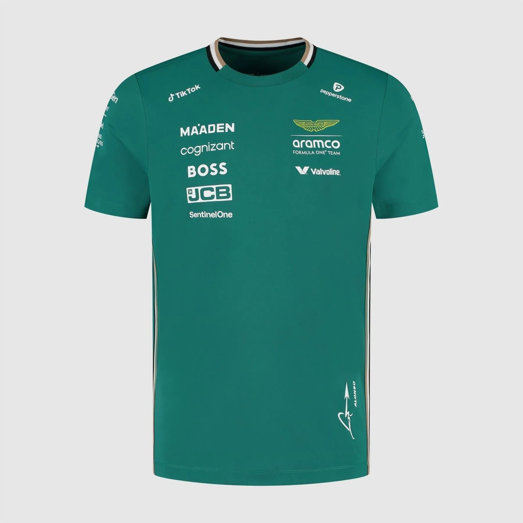 Aston Martin F1 Fernando Alonso Men's Driver T-Shirt | 2025