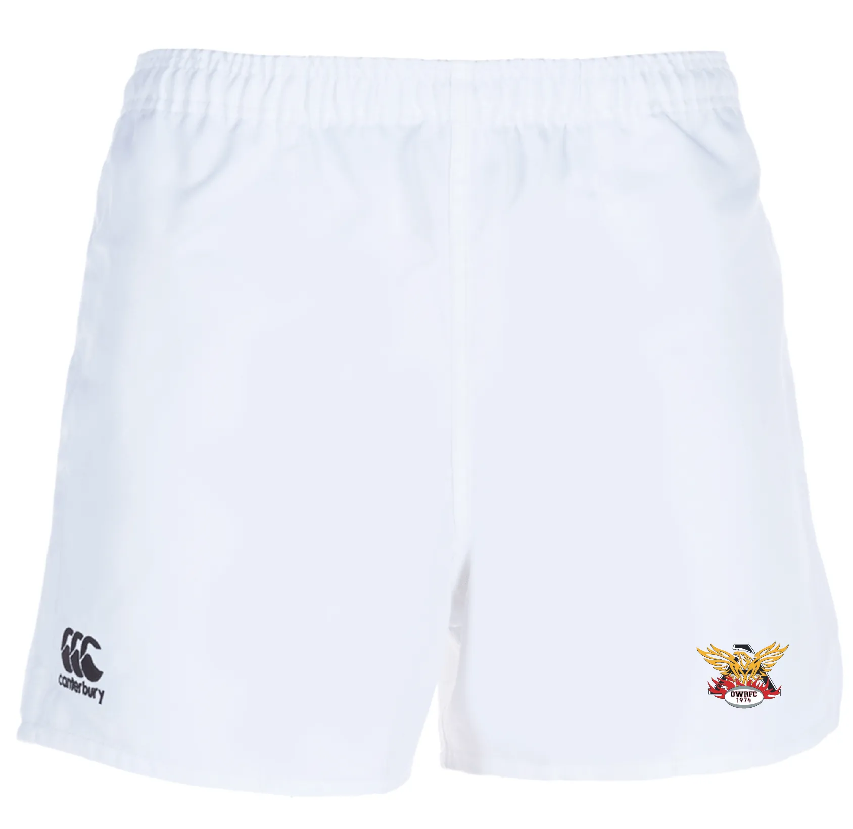 Atlanta Old White Rugby Professional Polyester Rugby Short by Canterbury