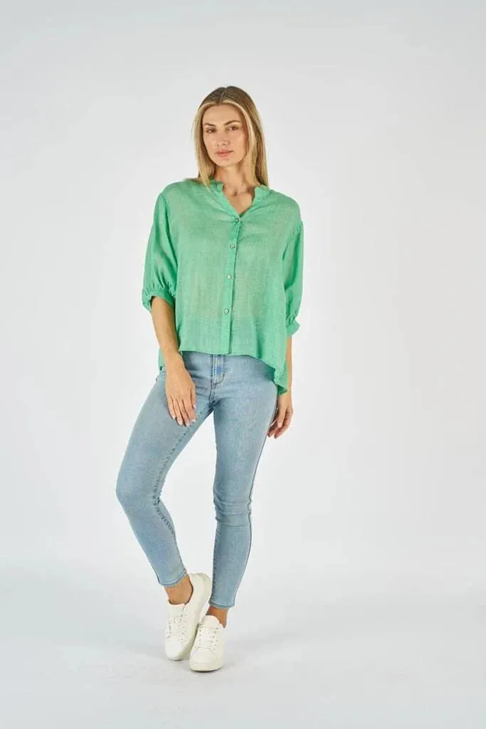 Aurora Top - Spring Green